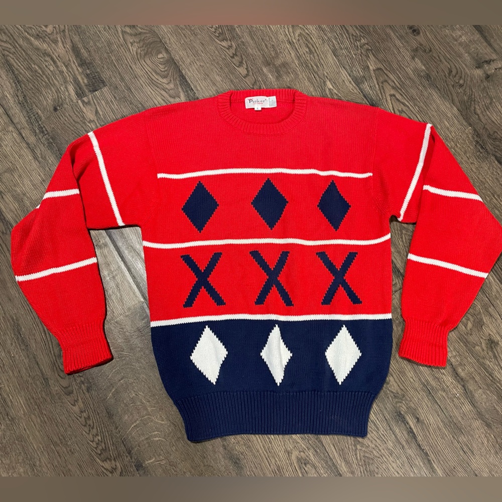Vintage Knit Sweater, Men’s Size L